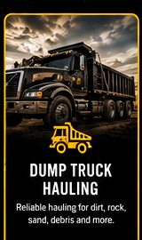 Dump truck hauling in Pensacola Florida