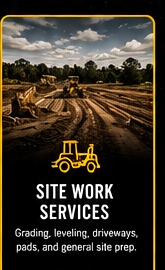 Site work and property cleanup